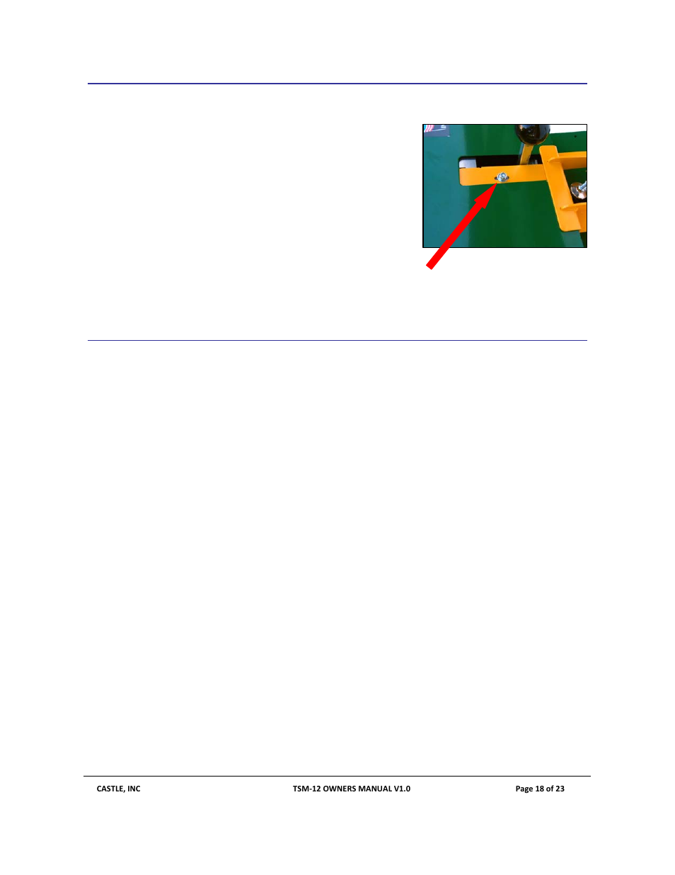2 web adjustment, 3 adjusting for thinner material, Djustment | Djusting for, Hinner, Aterial | Castle TSM-12 User Manual | Page 18 / 23