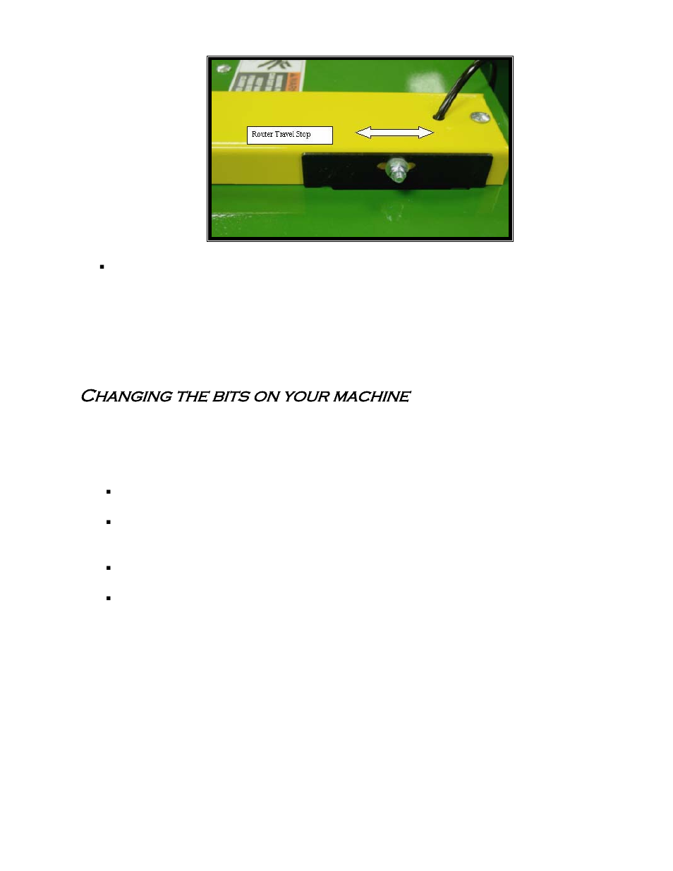 Changing the bits on your machine | Castle TSM-21 Serial 61064 and lower (Mead) Operator Manual User Manual | Page 12 / 36