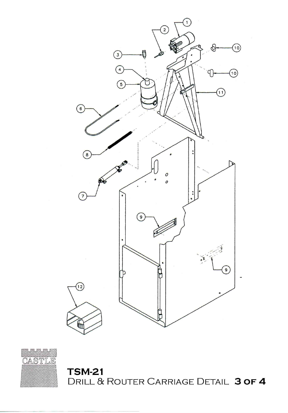 Castle TSM-21 Serial 61064 and lower (Mead) Operator Manual User Manual | Page 33 / 36