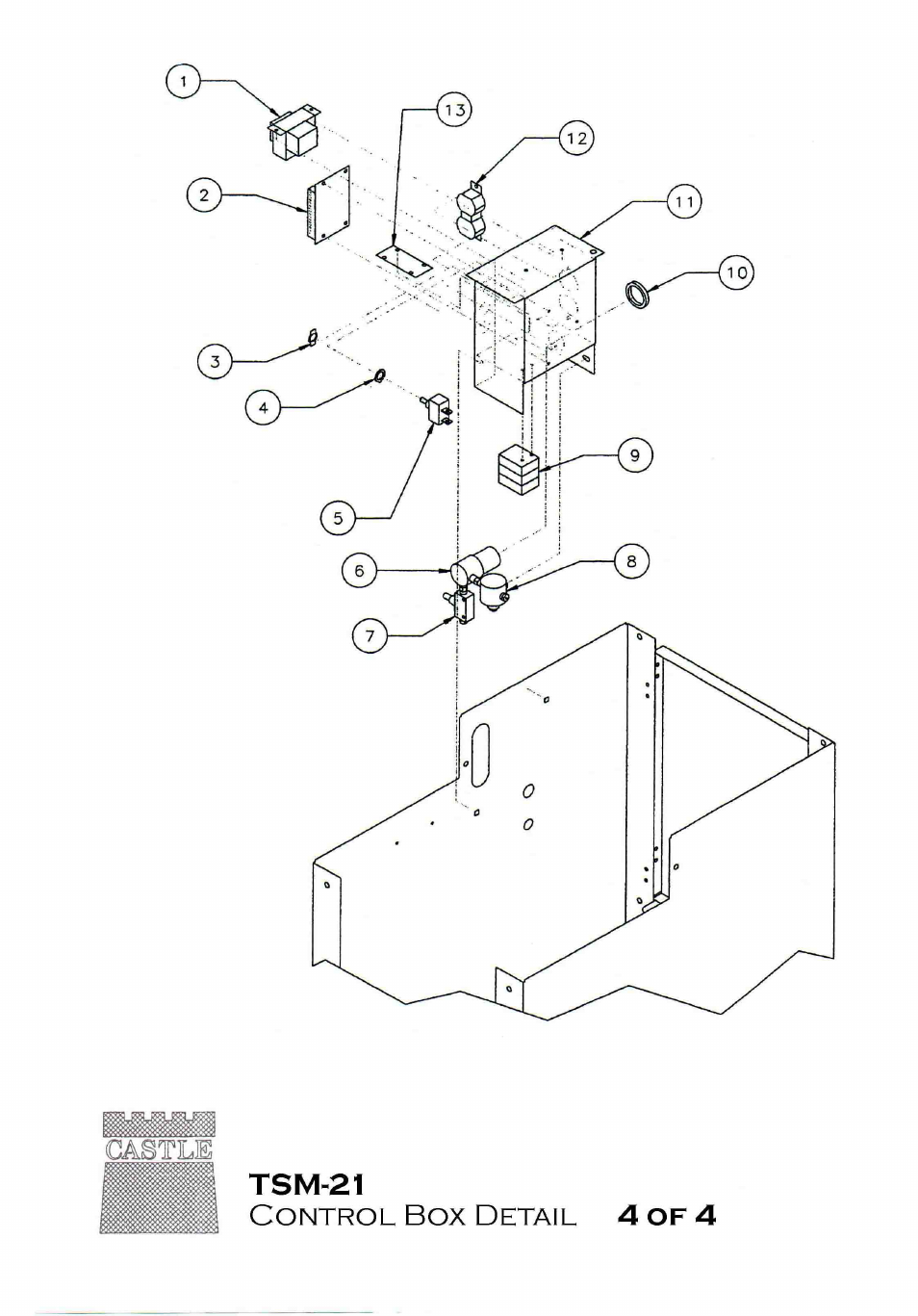 Castle TSM-21 Serial 61064 and lower (Mead) Operator Manual User Manual | Page 35 / 36