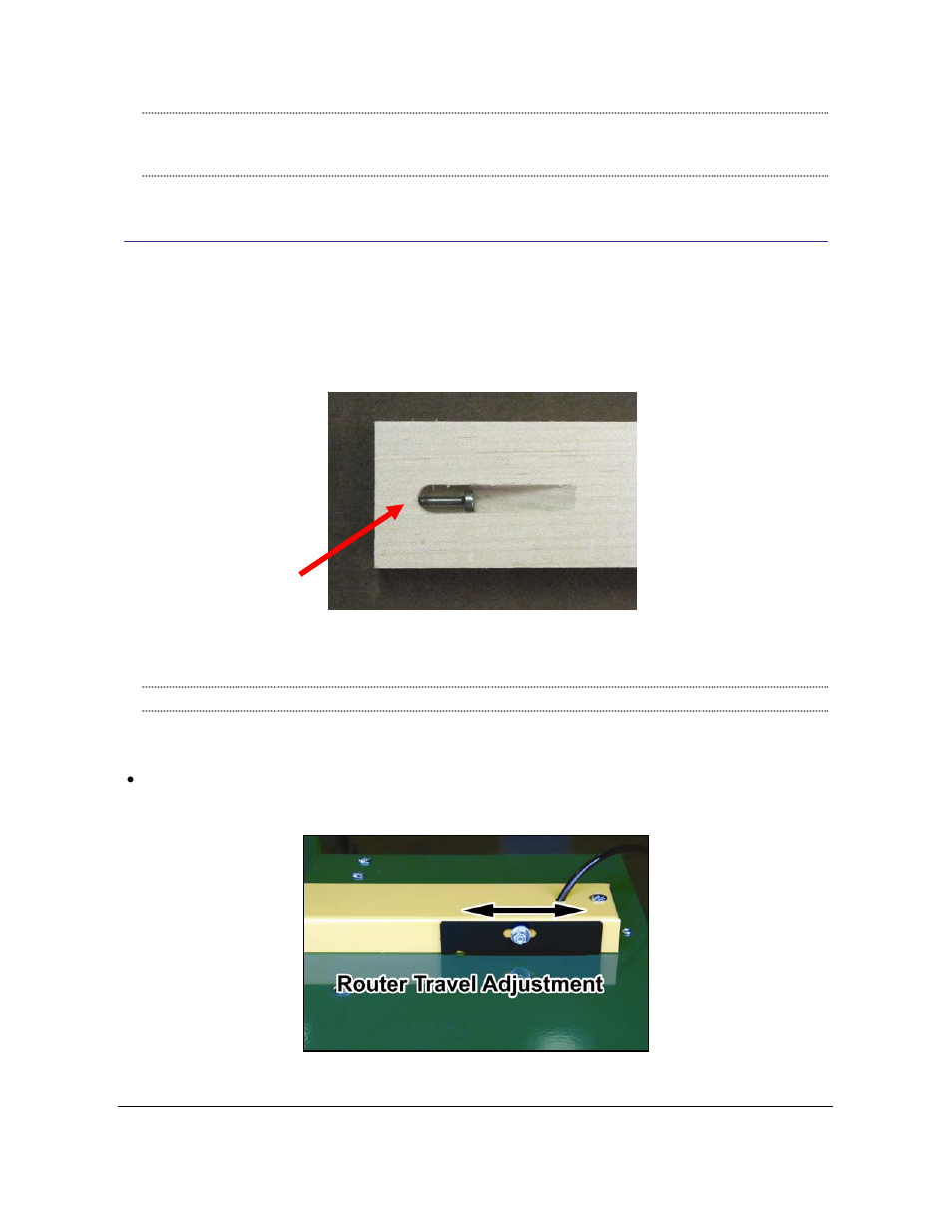 2 pocket web adjustment | Castle TSM-21 Serial 64234 and above (Bosch) Operator Manual User Manual | Page 17 / 41