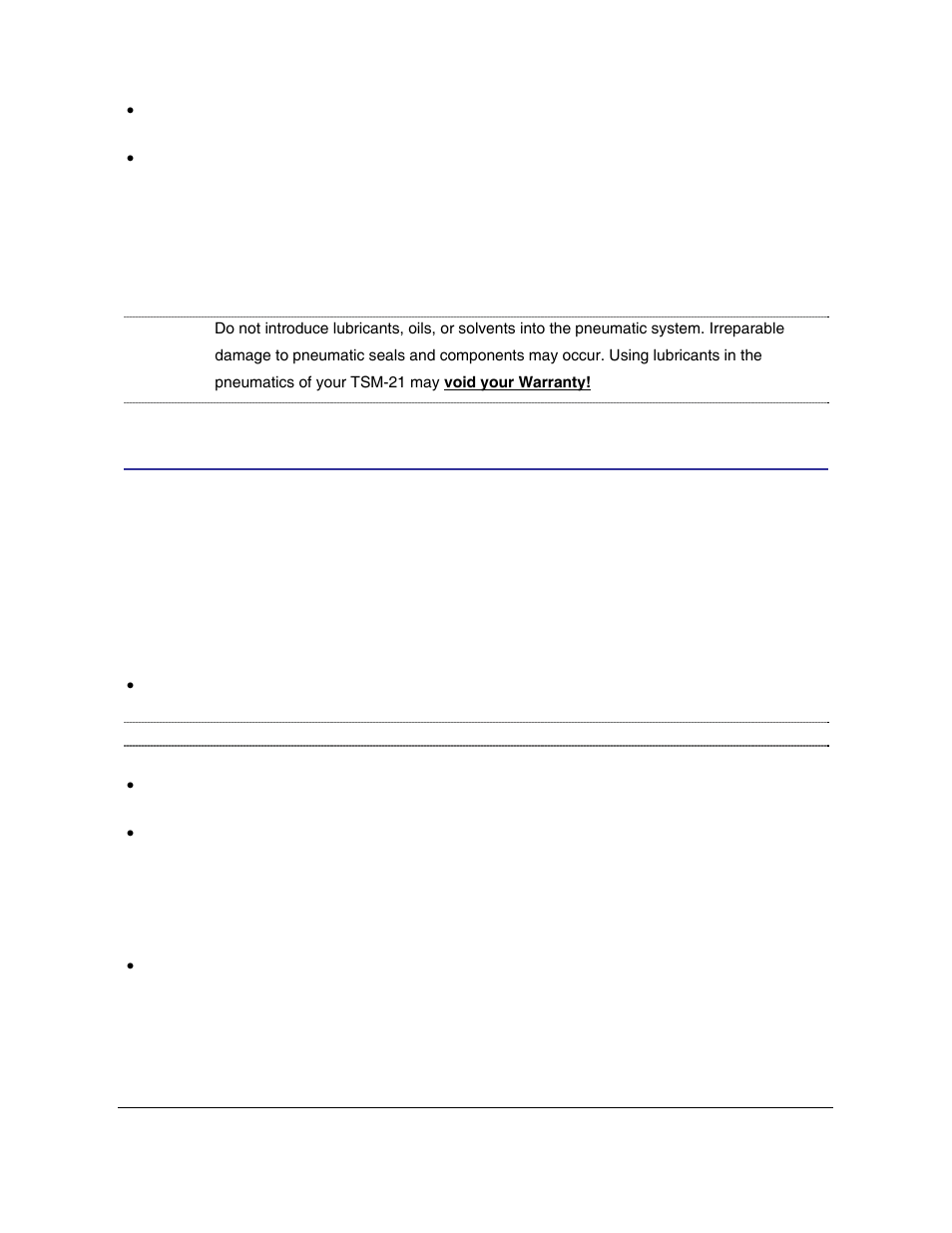 5 motors and bits | Castle TSM-21 Serial 64234 and above (Bosch) Operator Manual User Manual | Page 28 / 41