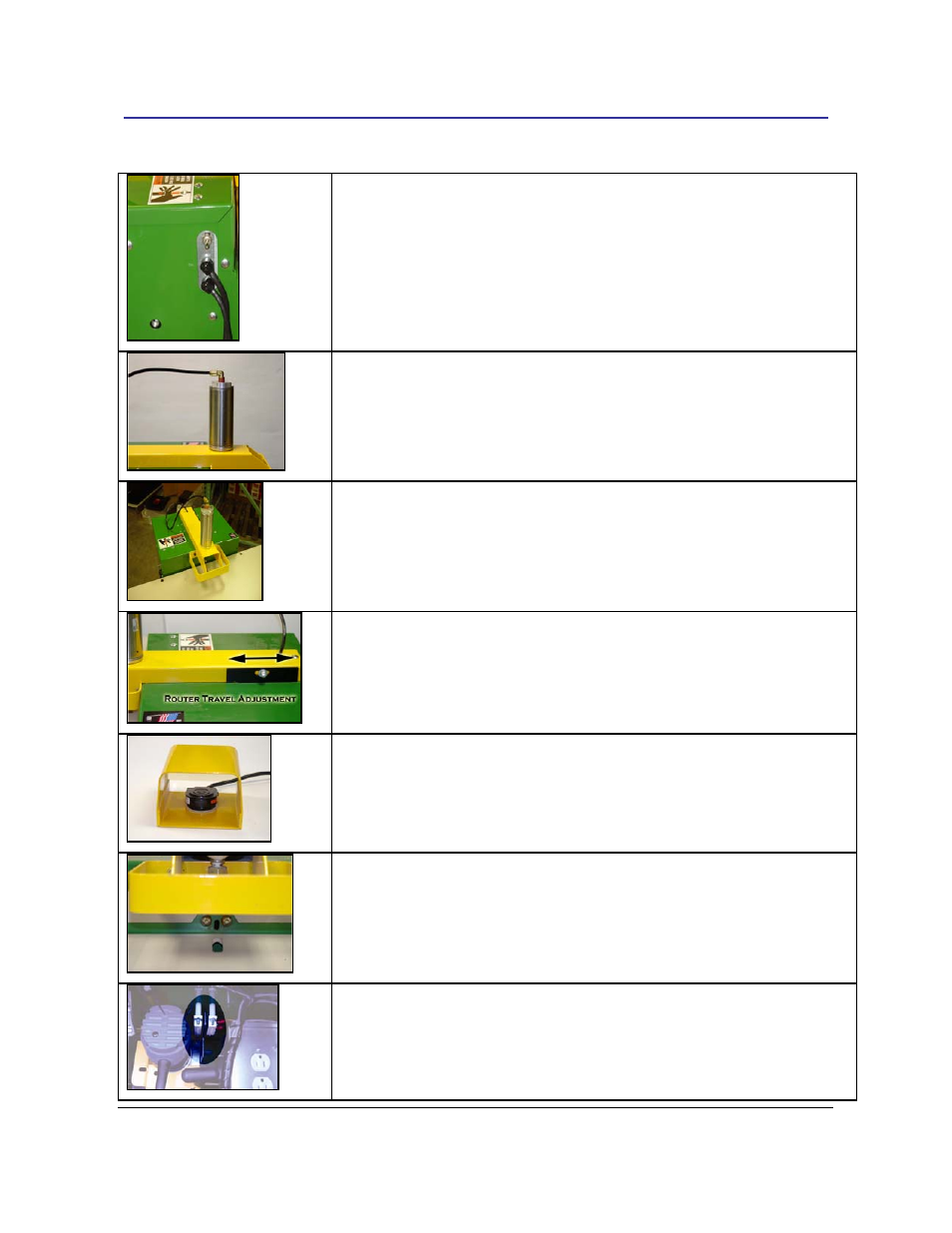 Castle TSM-21 Serial 64234 and above (Bosch) Operator Manual User Manual | Page 6 / 41