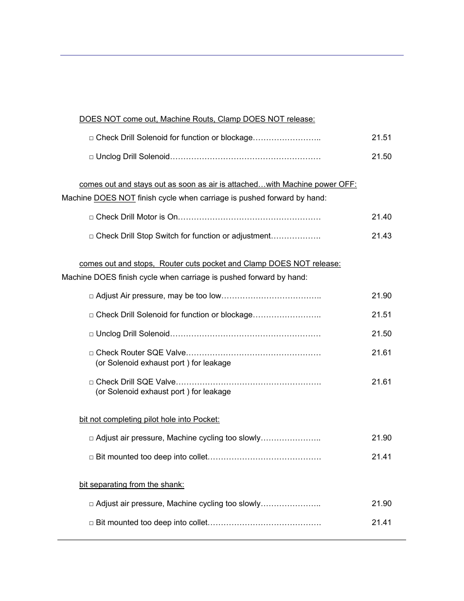 3 drill operation, Rill, Peration | Castle TSM-21 Diagnostic Manual User Manual | Page 13 / 63