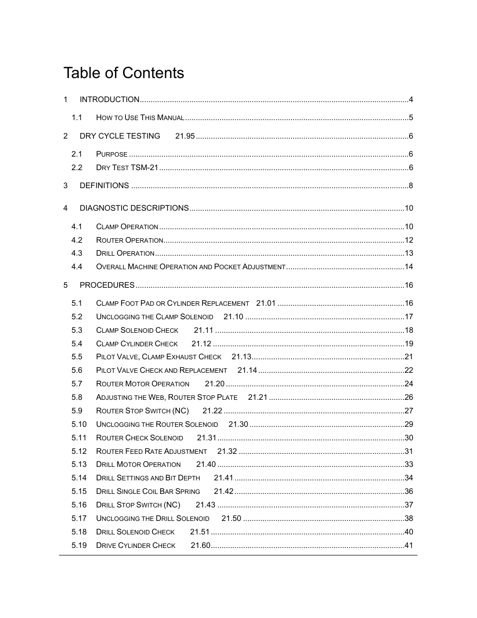 Castle TSM-21 Diagnostic Manual User Manual | Page 2 / 63