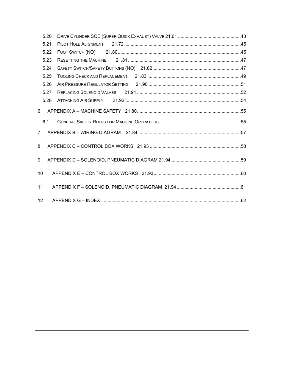Castle TSM-21 Diagnostic Manual User Manual | Page 3 / 63