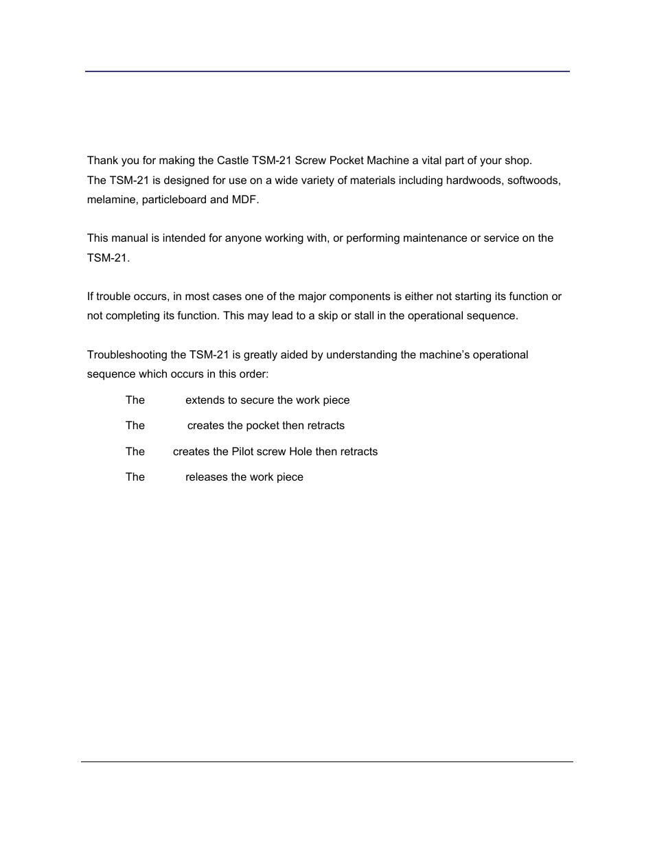 1 introduction, Introduction | Castle TSM-21 Diagnostic Manual User Manual | Page 4 / 63