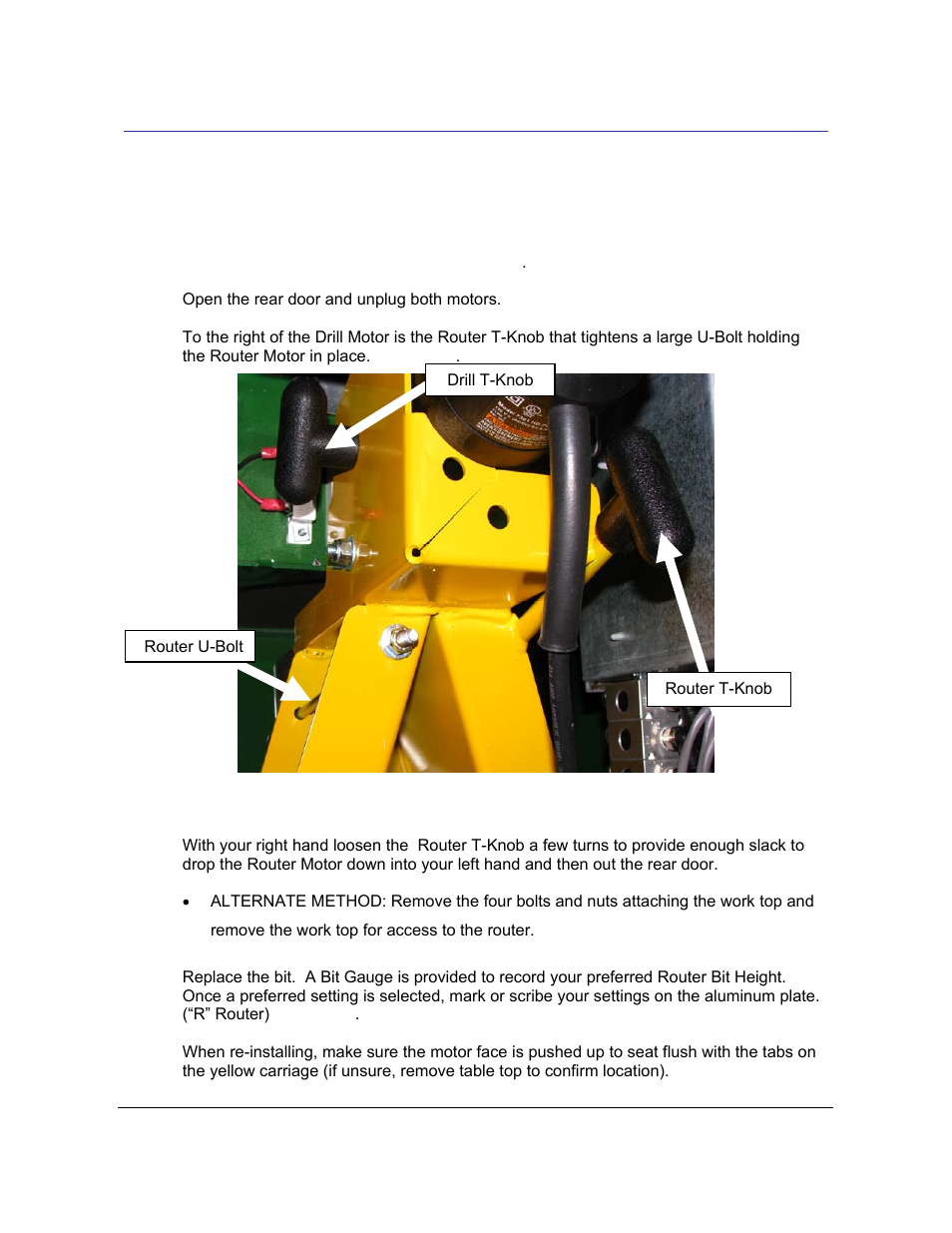 25 tooling check and replacement 21.83, 1 router, Ooling | Heck and, Eplacement | Castle TSM-21 Diagnostic Manual User Manual | Page 49 / 63