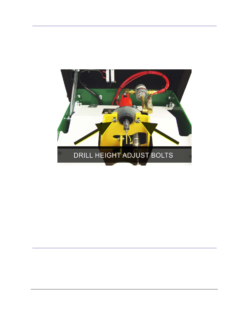 4 pilot drill height adjustment, 5 left and right pilot drill adjustment | Castle TSM-35 Operator Manual User Manual | Page 14 / 33