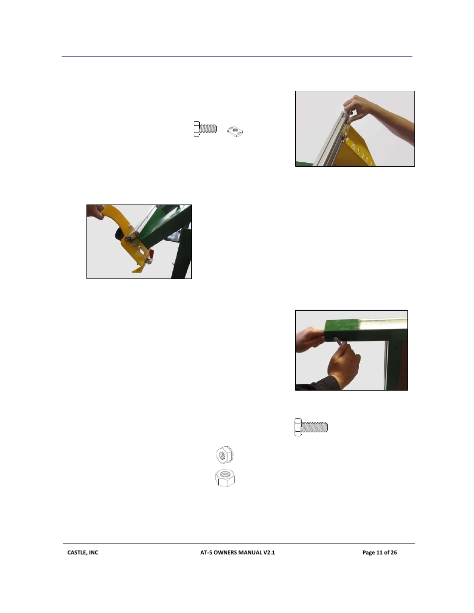 4 arm installation, Nstallation | Castle AT-5 User Manual | Page 11 / 26