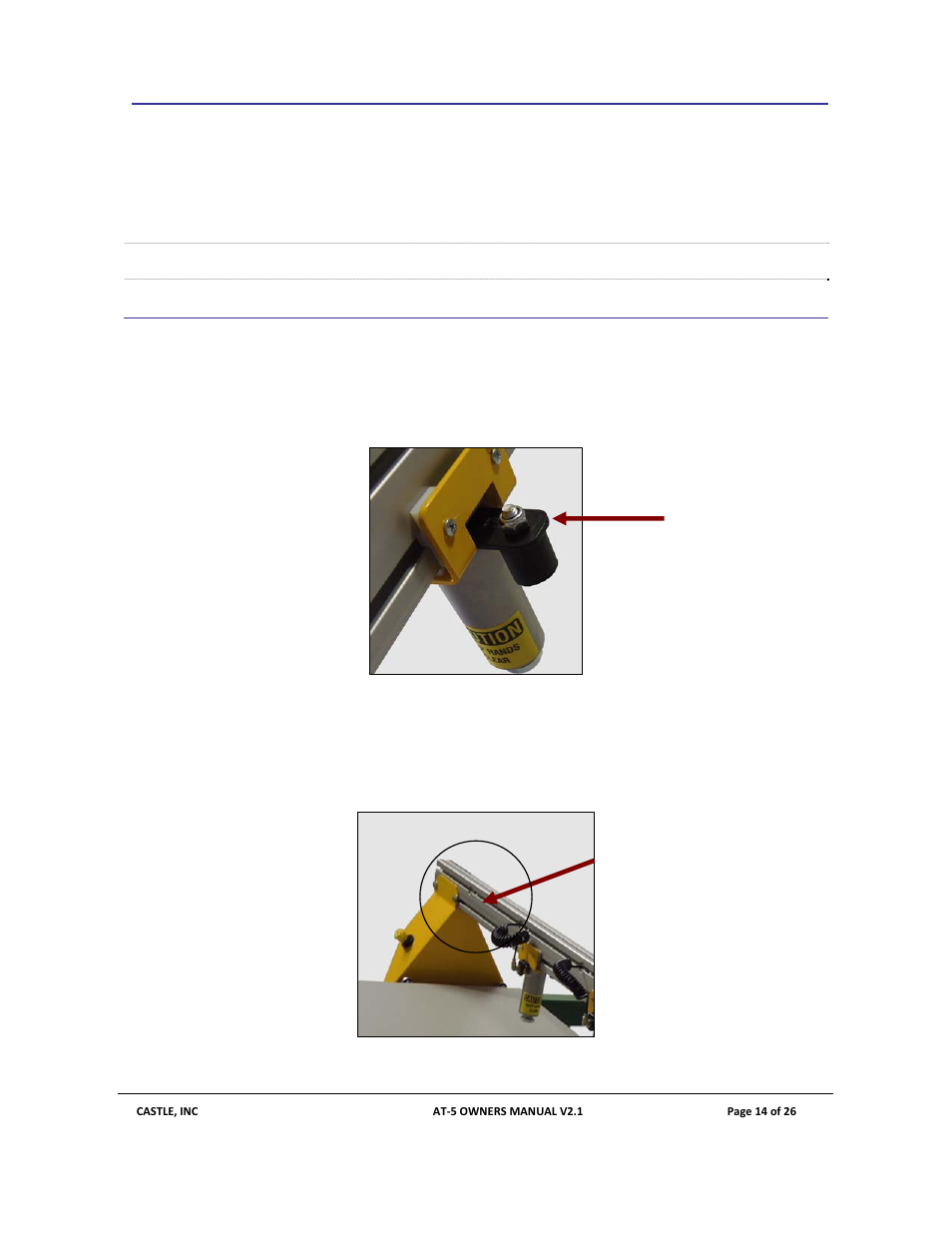 4 operating instructions, 1 cylinder actuation, Operating instructions | Ylinder, Ctuation, 4 operating instructions operating instructions | Castle AT-5 User Manual | Page 14 / 26