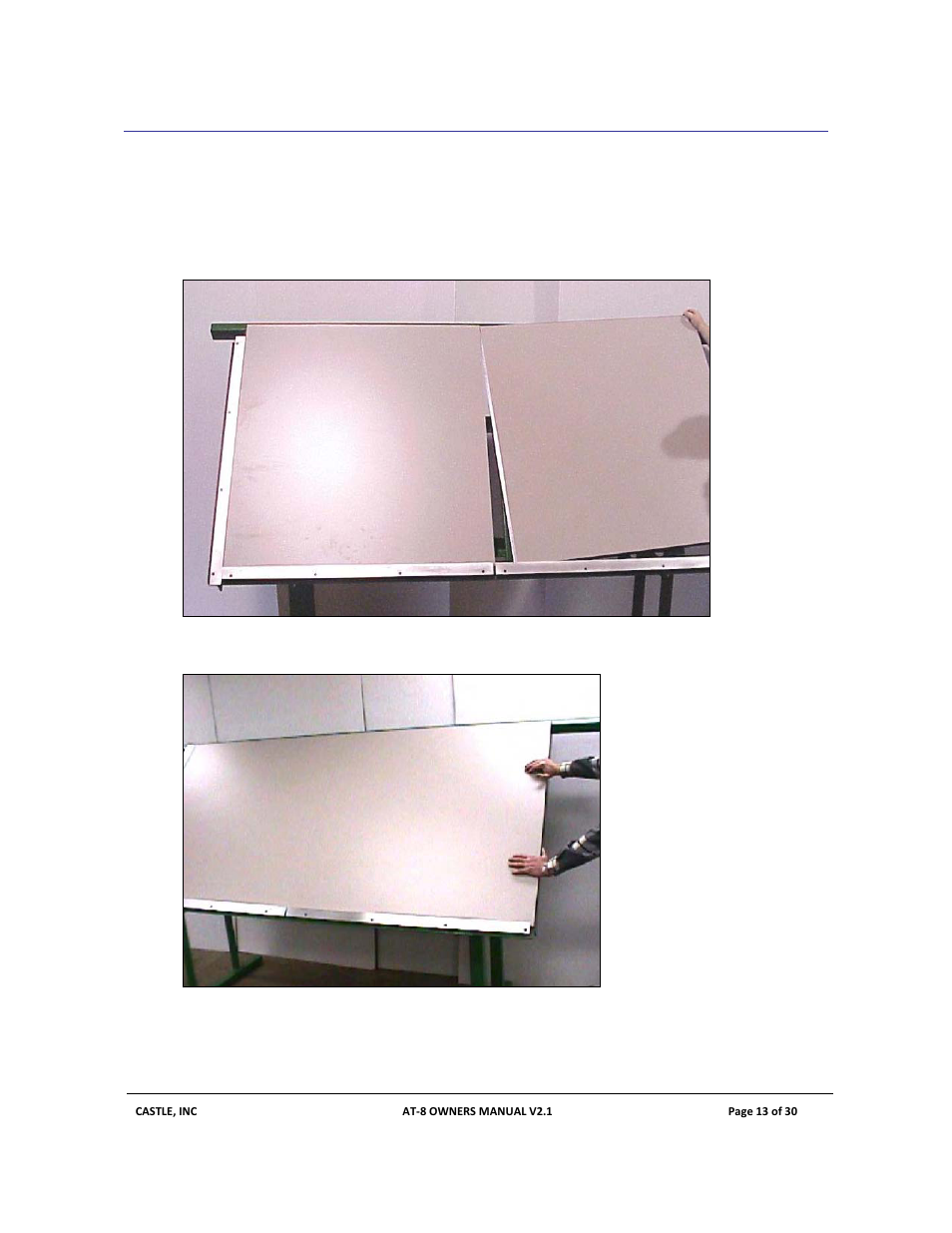 3 worktop installation | Castle AT-8 Operator Manual User Manual | Page 13 / 30