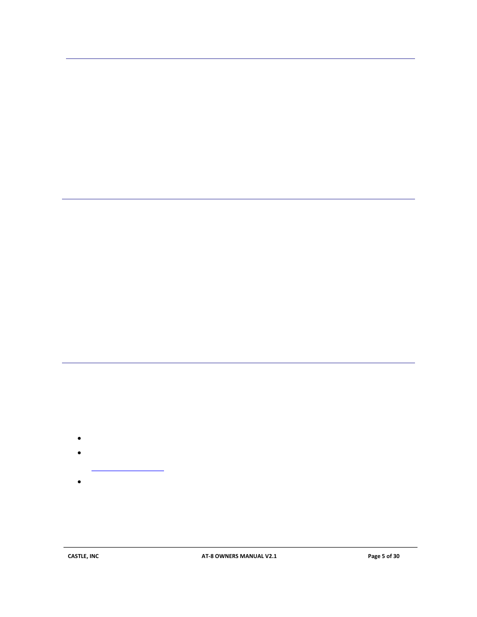 2 machine safety, 1 key features, 2 inventory | Castle AT-8 Operator Manual User Manual | Page 5 / 30