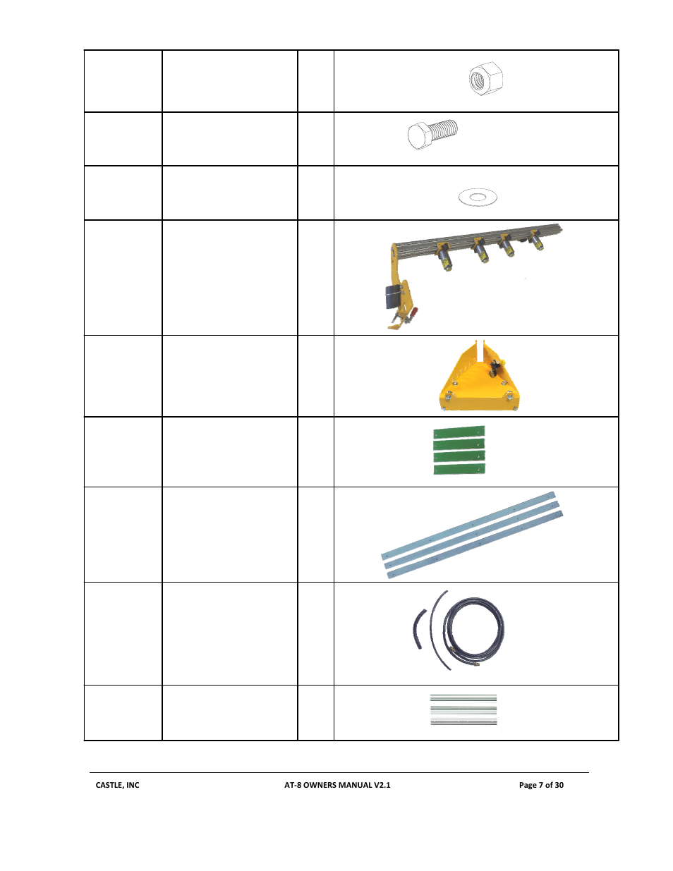 Castle AT-8 Operator Manual User Manual | Page 7 / 30