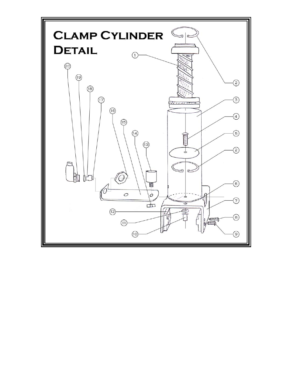 Castle AT-8 AT Clamp Cylinder Rebuild User Manual | Page 3 / 5