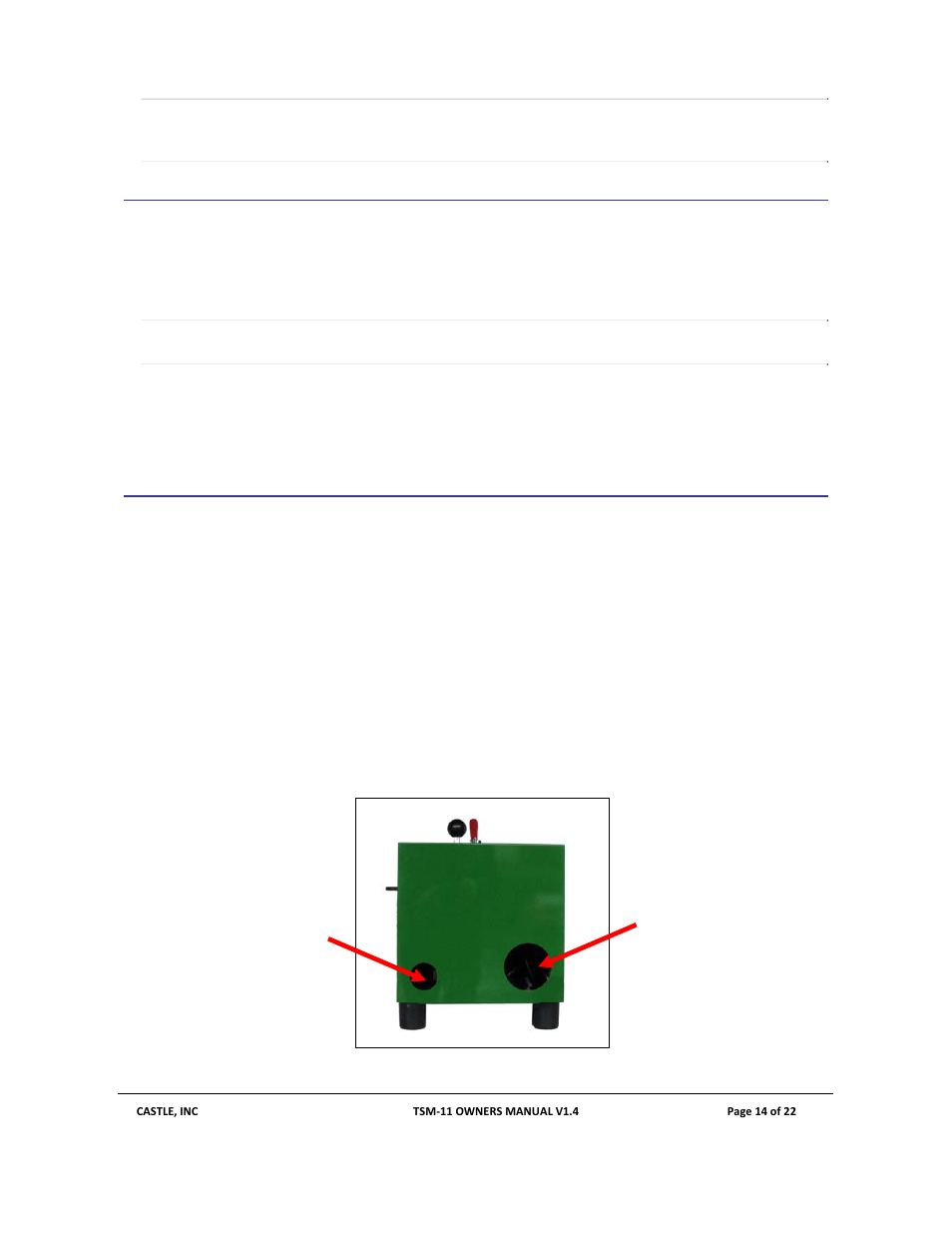 1 general information, 2 dust collection | Castle TSM-11 User Manual | Page 14 / 22