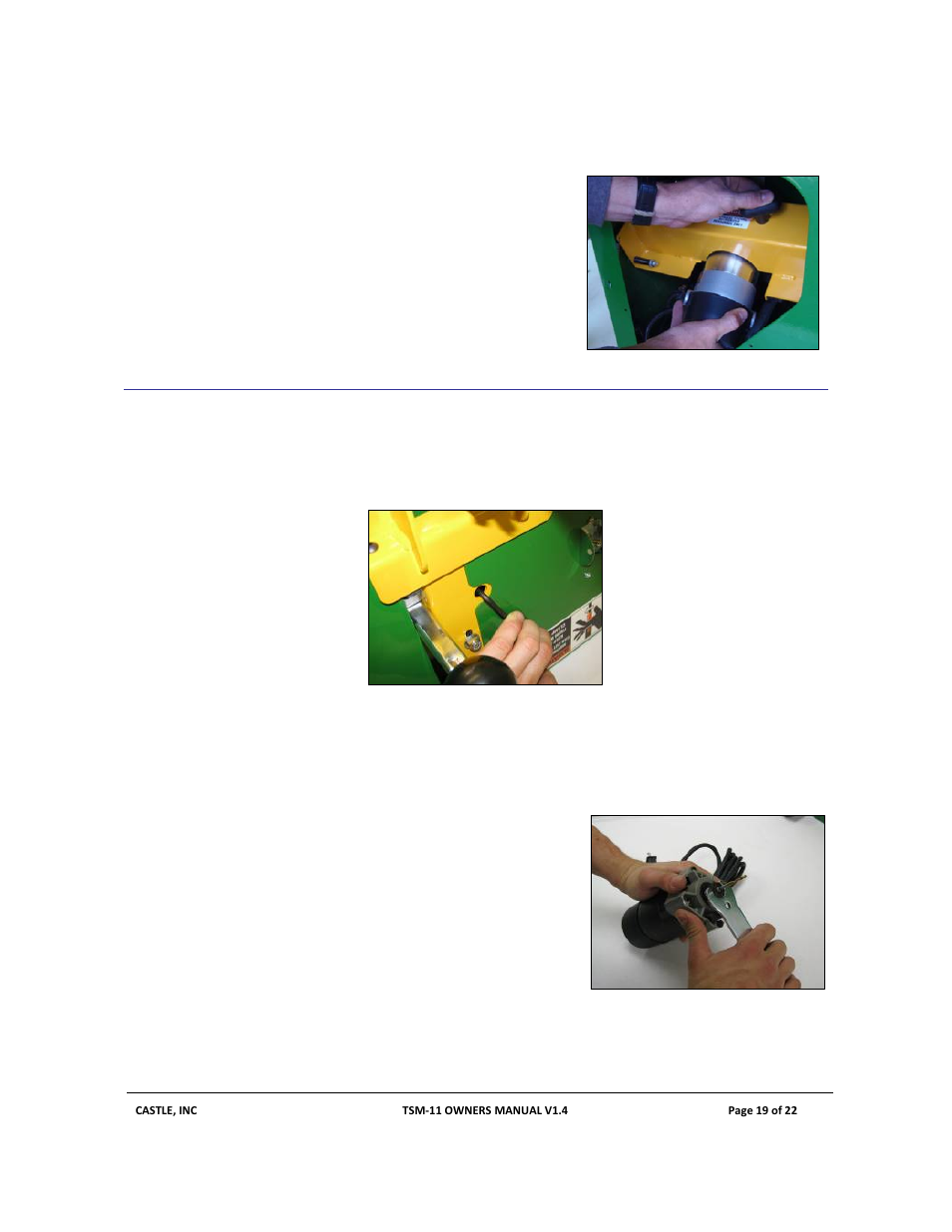 2 pilot bit replacement | Castle TSM-11 User Manual | Page 19 / 22