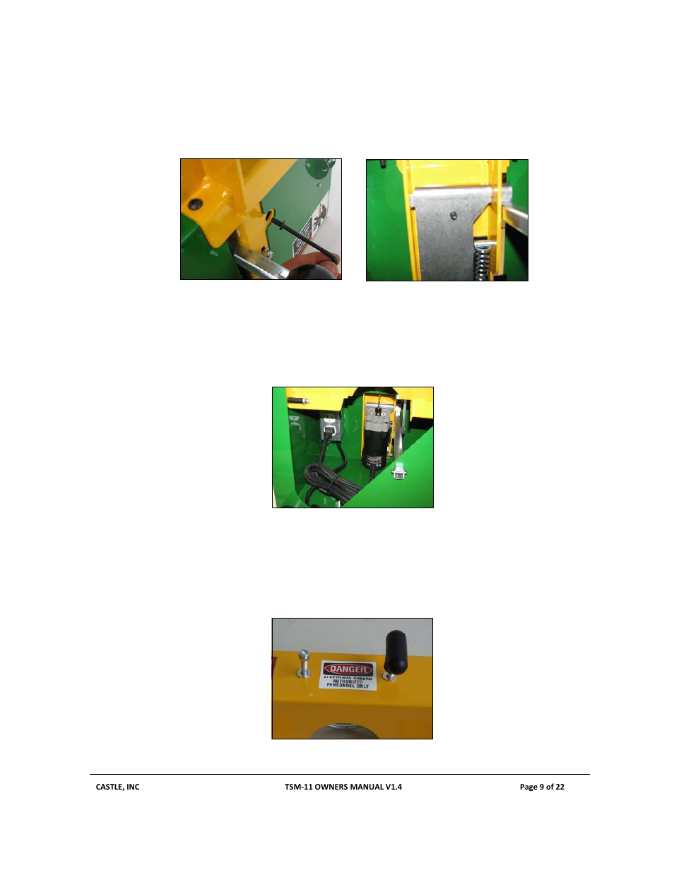 Castle TSM-11 User Manual | Page 9 / 22