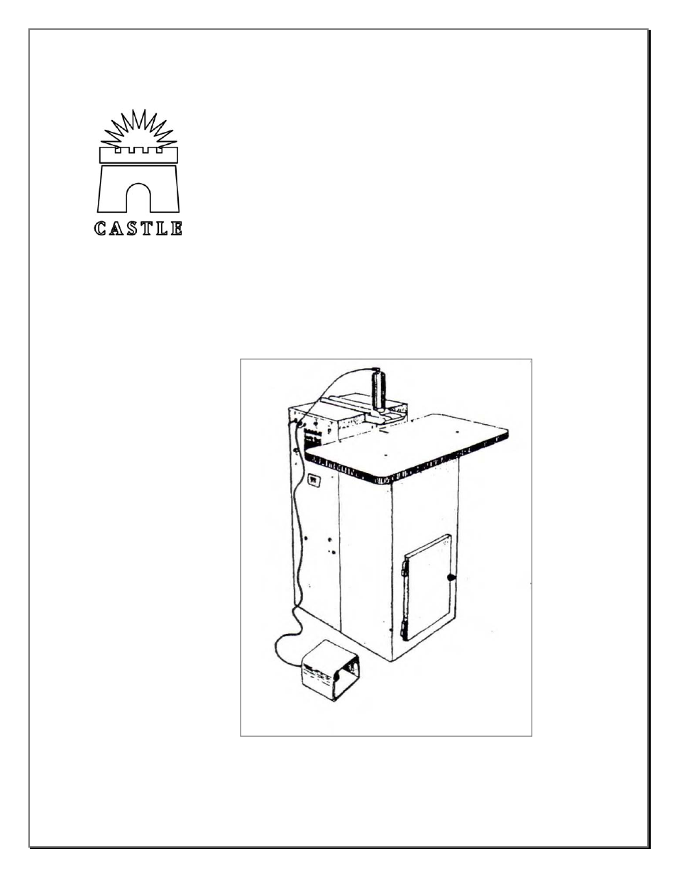 Castle TSM-20 Operator Manual Addendum User Manual | 10 pages