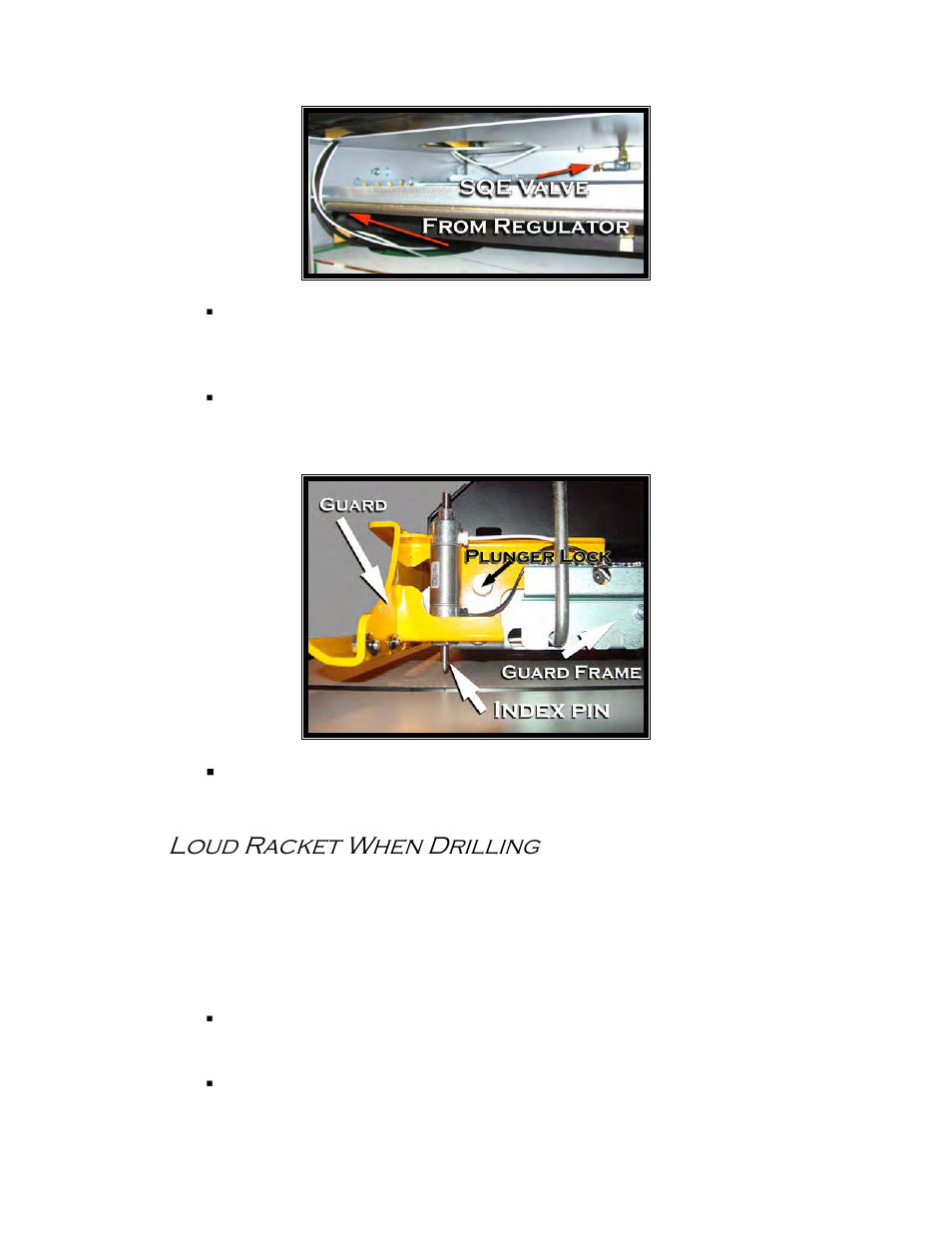 Loud racket when drilling | Castle LB-23 Operator Manual User Manual | Page 24 / 26