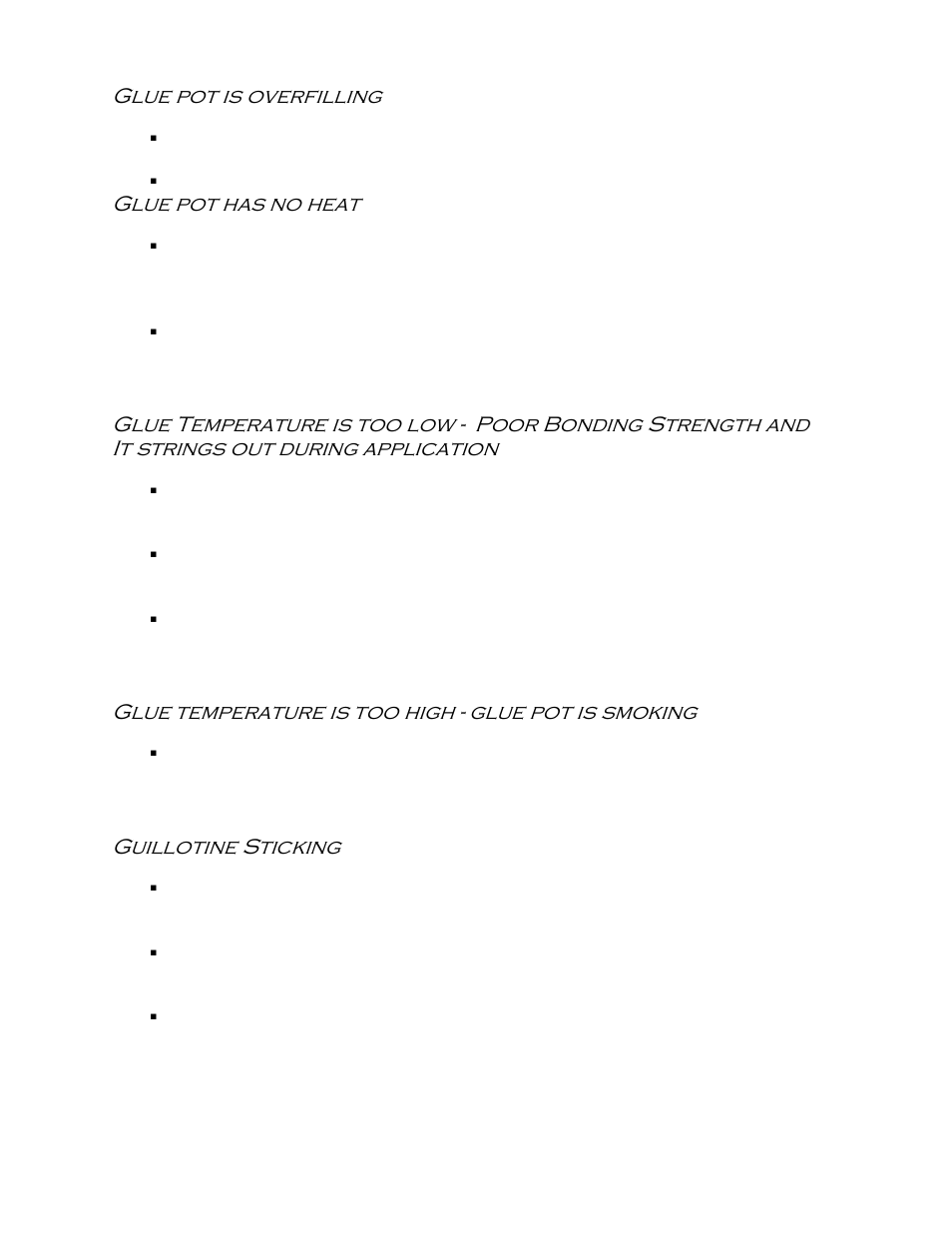 Castle Equalizer Edgebander User Manual | Page 25 / 28