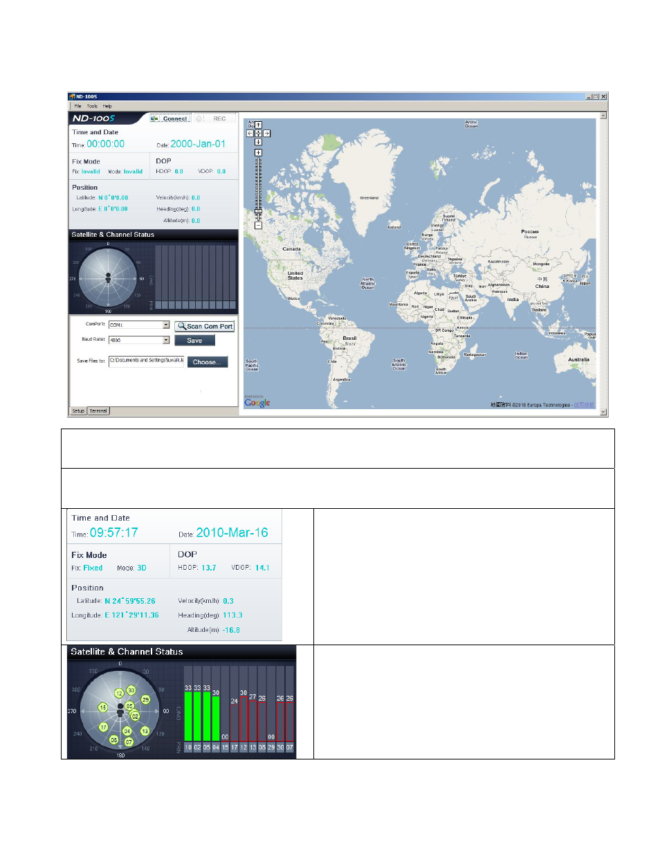 Nd-100s ap interface description | GLOBALSAT GT-100 User Manual | Page 7 / 16