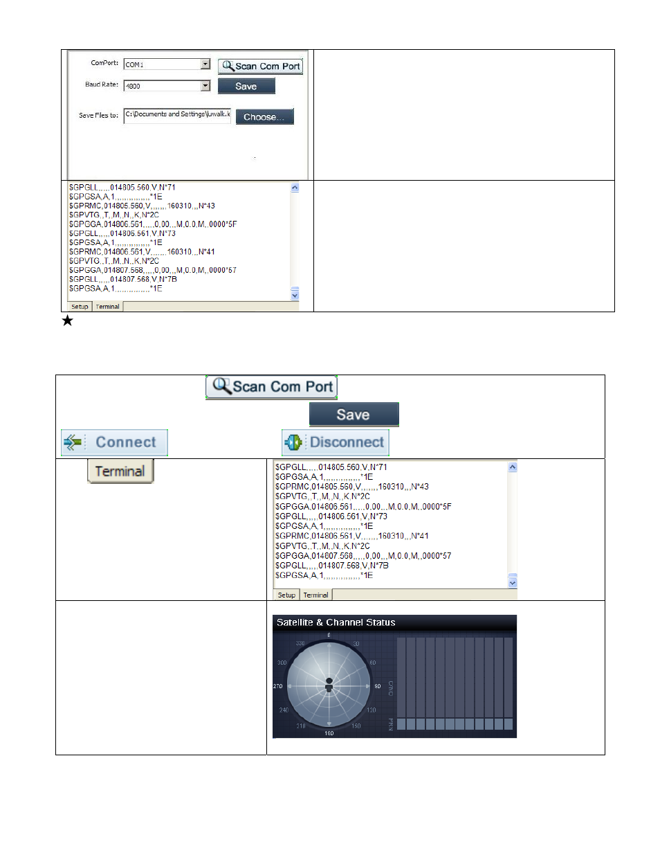 Starting using the nd-100s with ap | GLOBALSAT GT-100 User Manual | Page 8 / 16