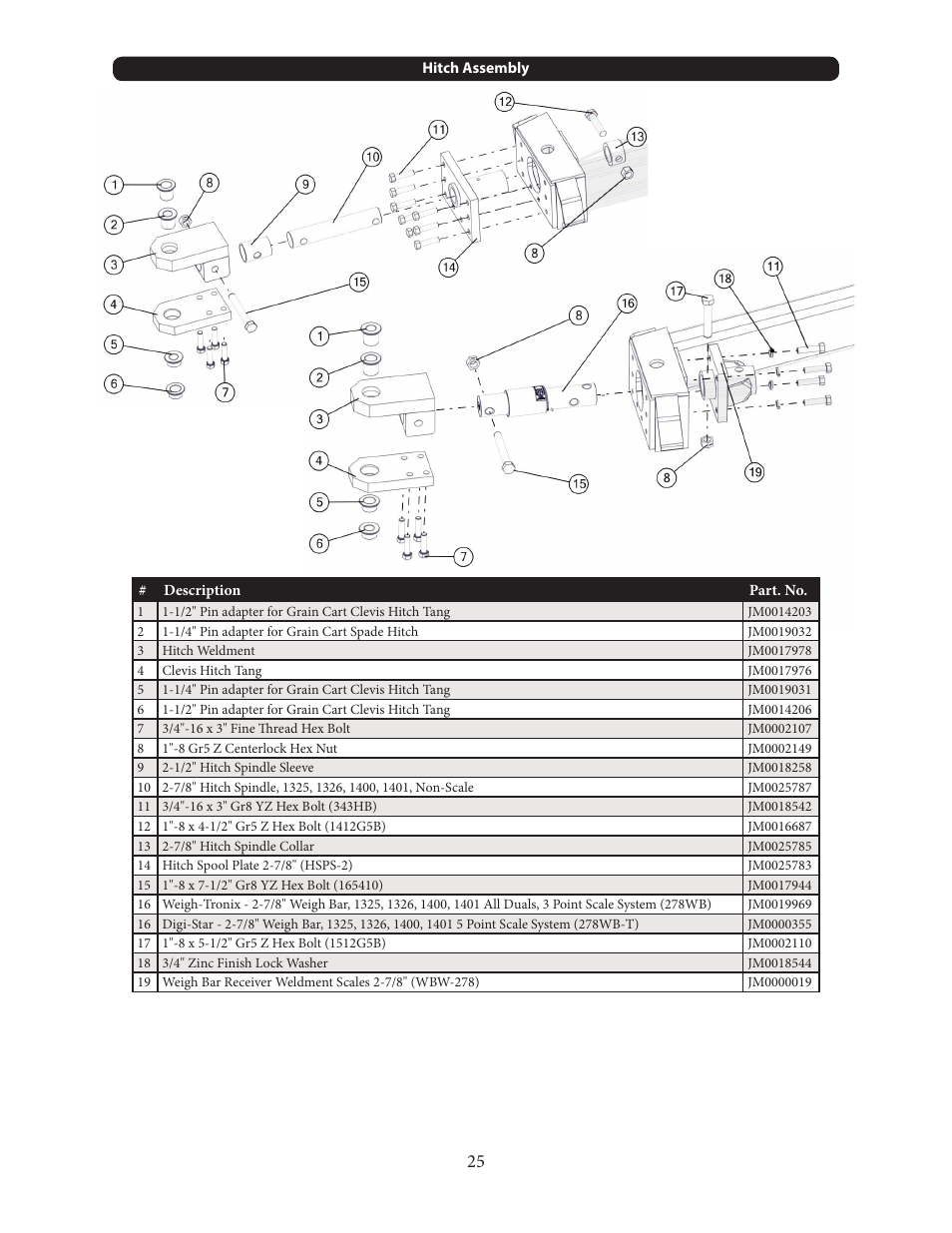 25 regular slider flow control spout | J&M 1401-22 User Manual | Page 25 / 36