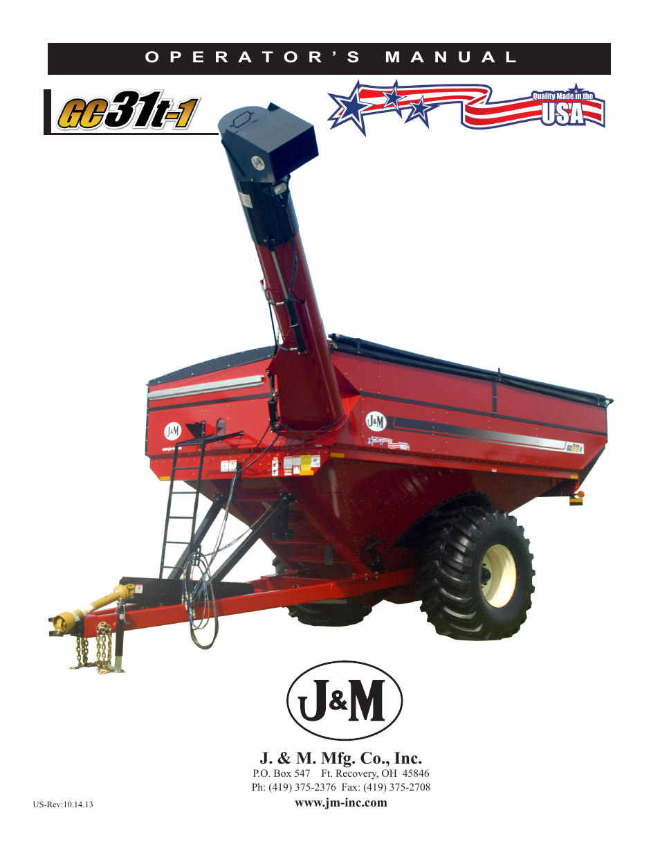 J&M GC-31T Manual User Manual | 38 pages