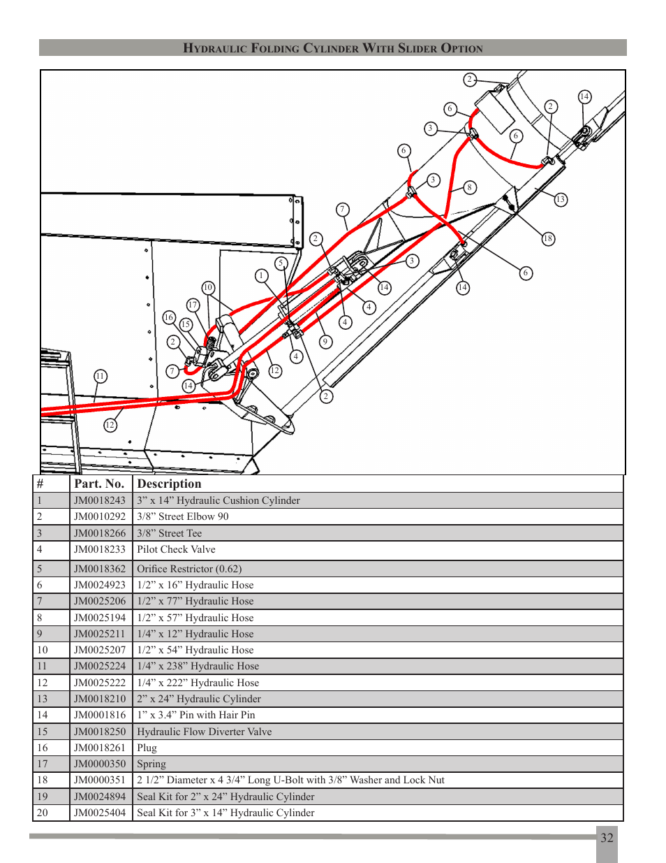 Part. no. description | J&M GC-31T Manual User Manual | Page 34 / 38