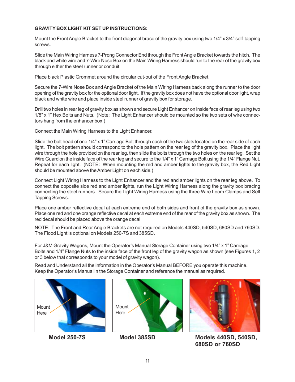 J&M 250-7SB User Manual | Page 11 / 12