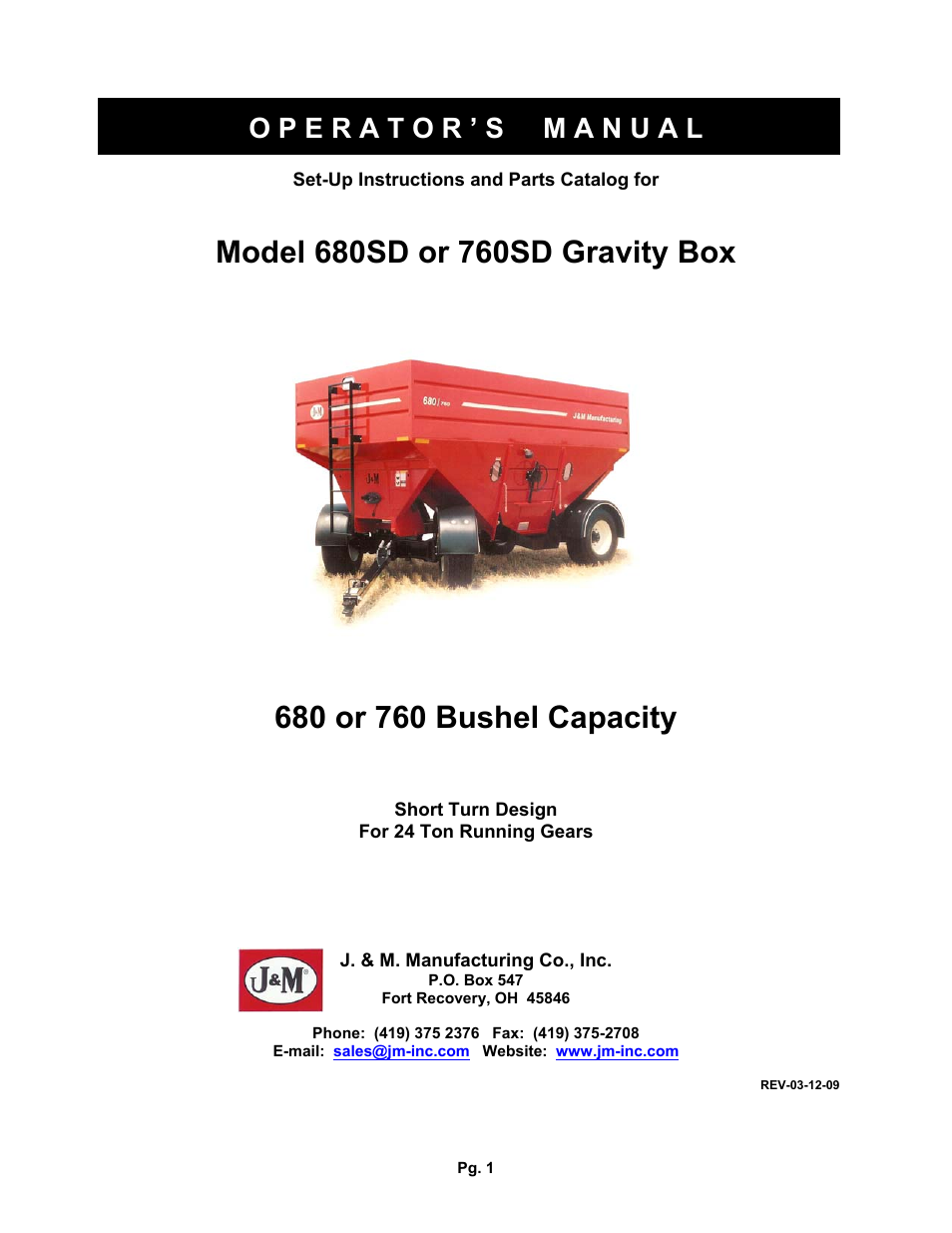 J&M 760SD User Manual | 13 pages