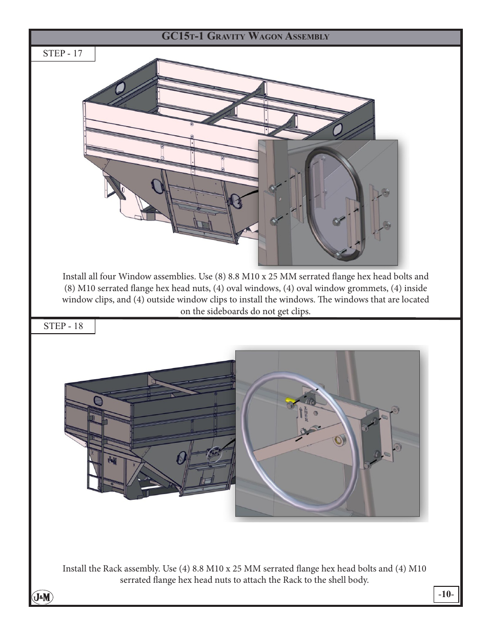 J&M GW15t-1 User Manual | Page 10 / 20