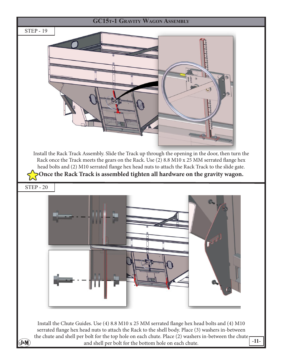 J&M GW15t-1 User Manual | Page 11 / 20
