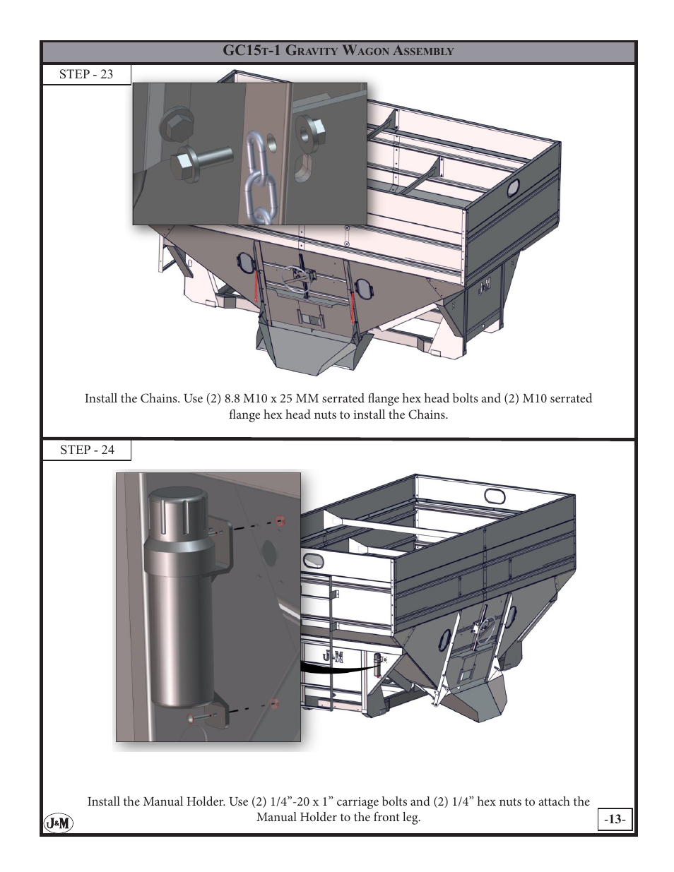 J&M GW15t-1 User Manual | Page 13 / 20