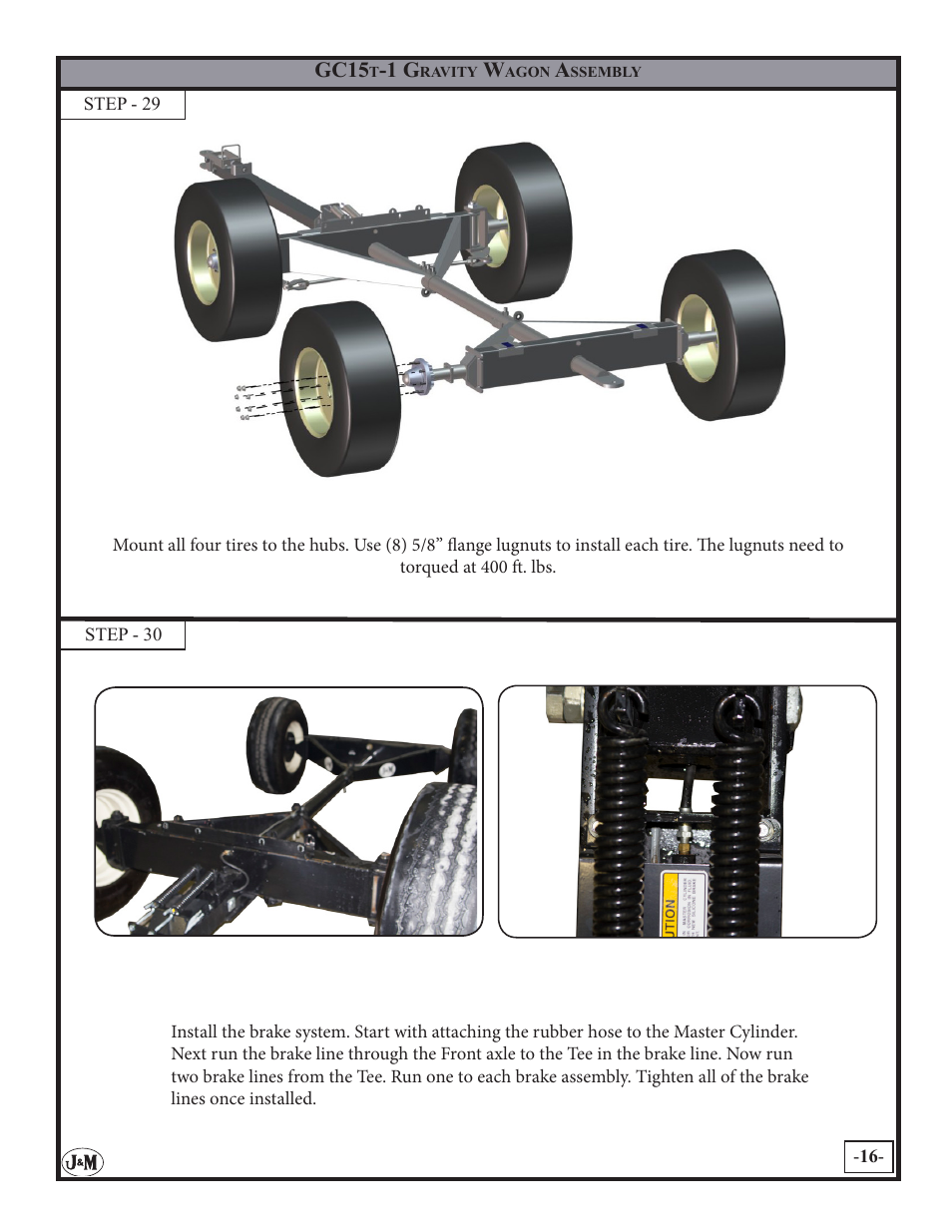 J&M GW15t-1 User Manual | Page 16 / 20