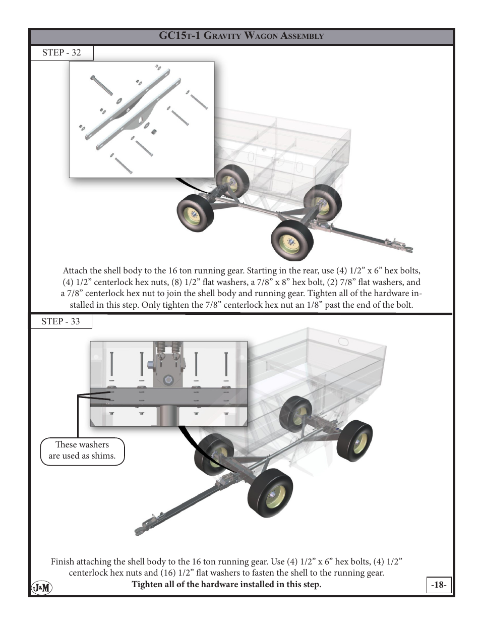 J&M GW15t-1 User Manual | Page 18 / 20