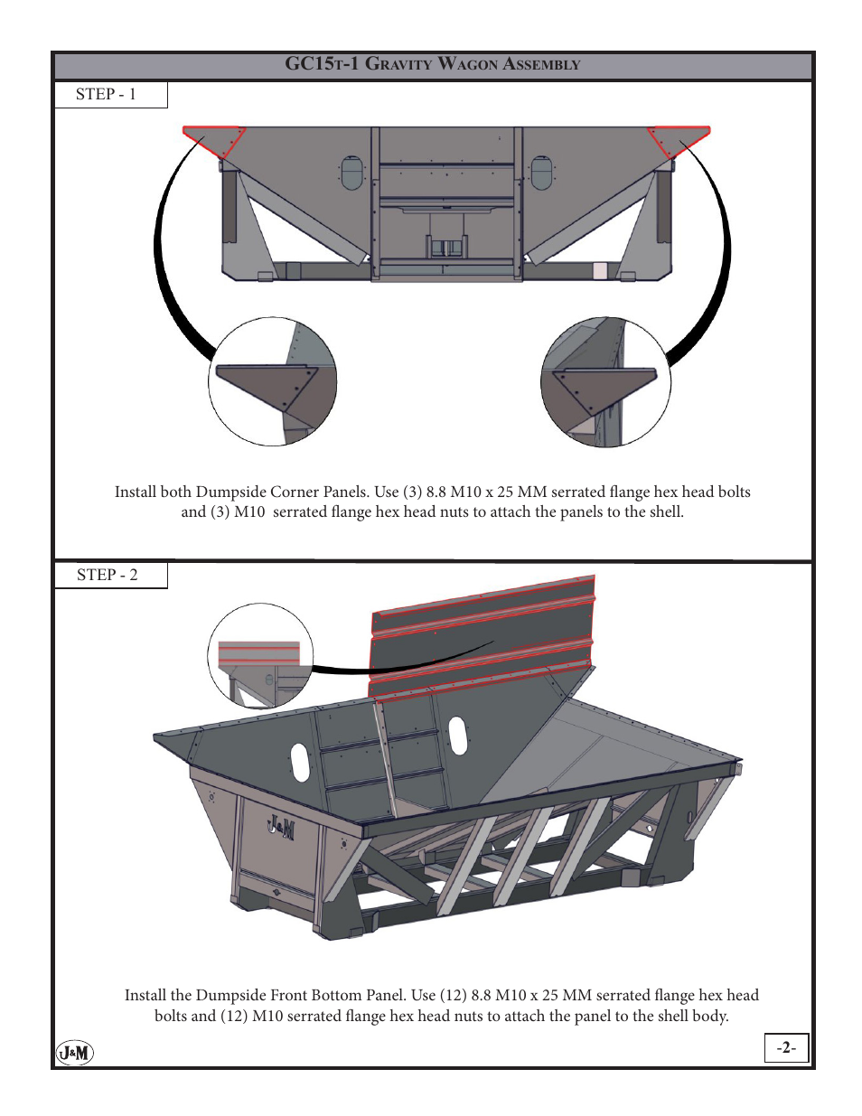 J&M GW15t-1 User Manual | Page 2 / 20