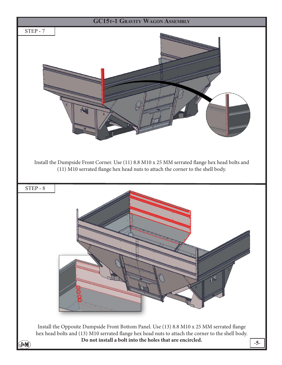 J&M GW15t-1 User Manual | Page 5 / 20