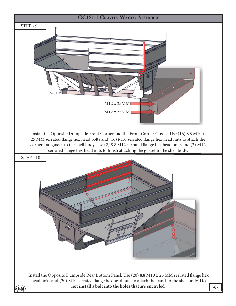 J&M GW15t-1 User Manual | Page 6 / 20