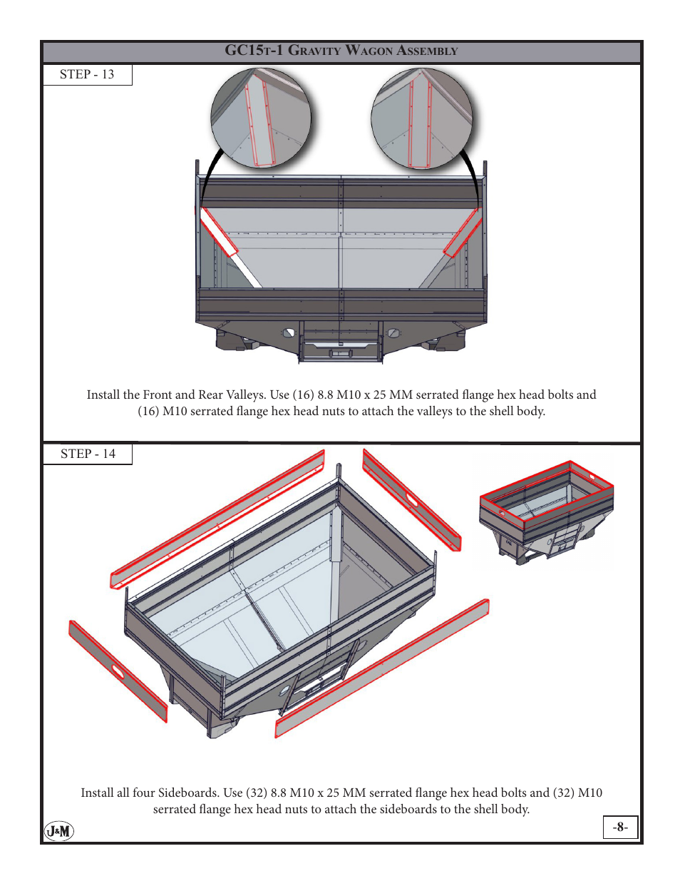 J&M GW15t-1 User Manual | Page 8 / 20