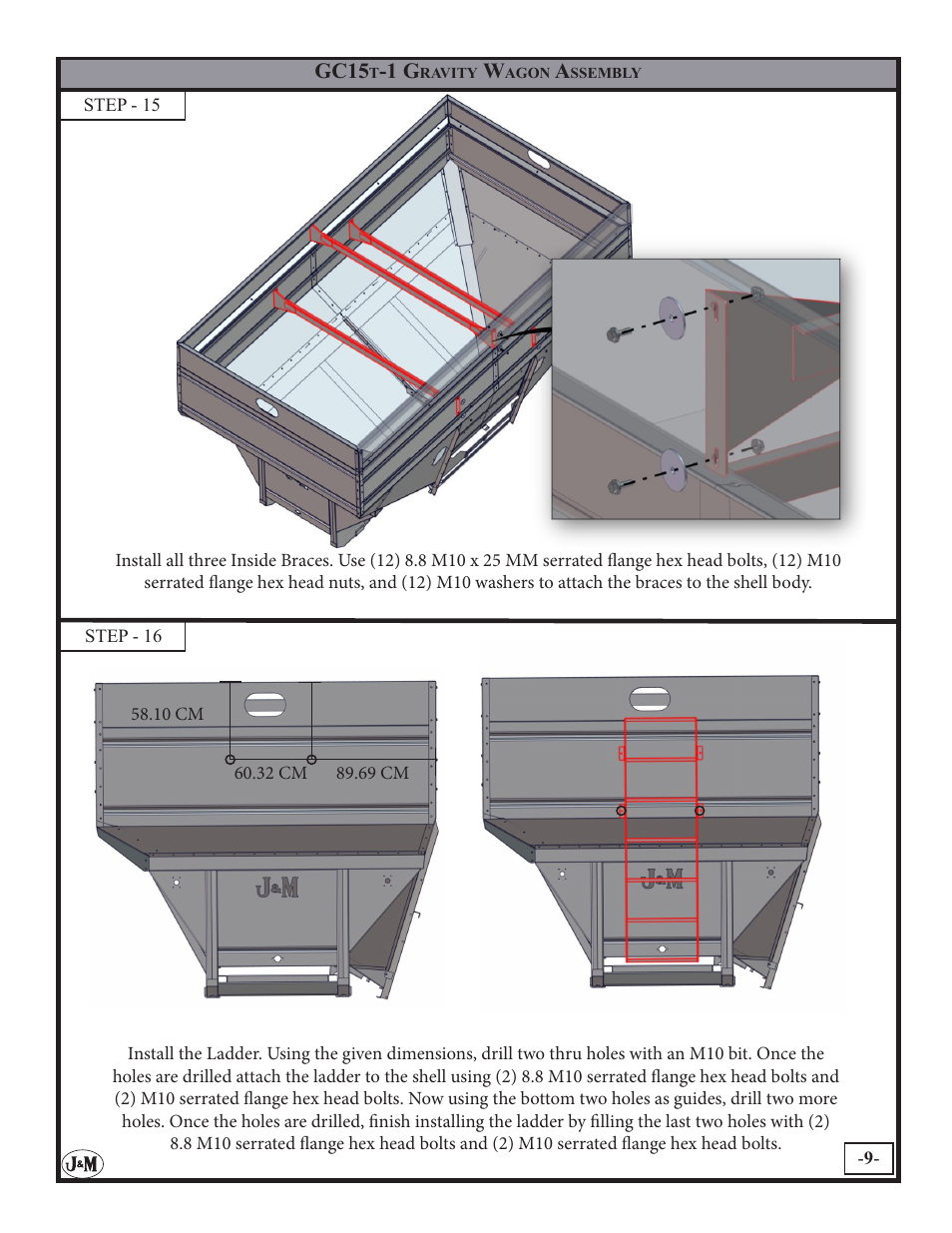 J&M GW15t-1 User Manual | Page 9 / 20