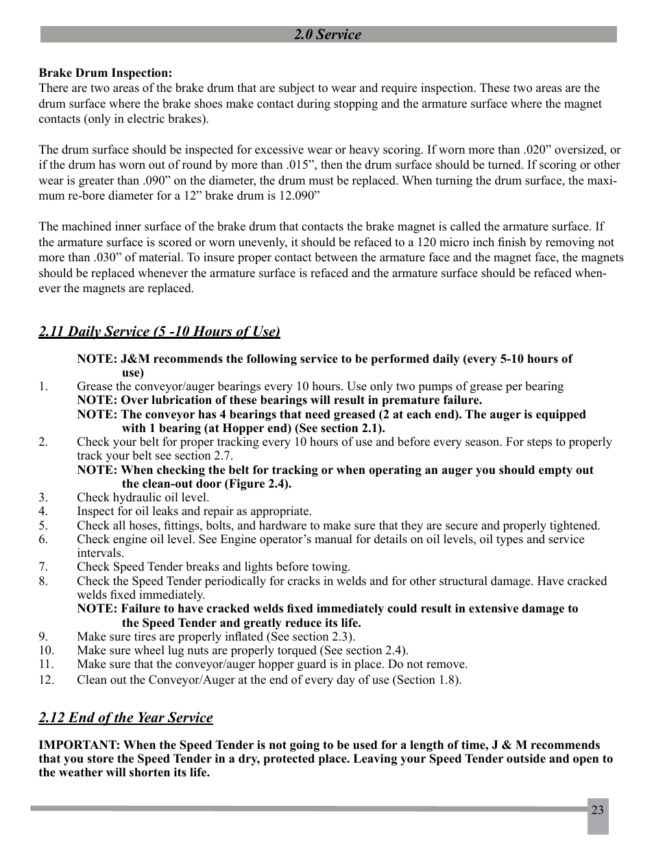 J&M 275ST User Manual | Page 26 / 62