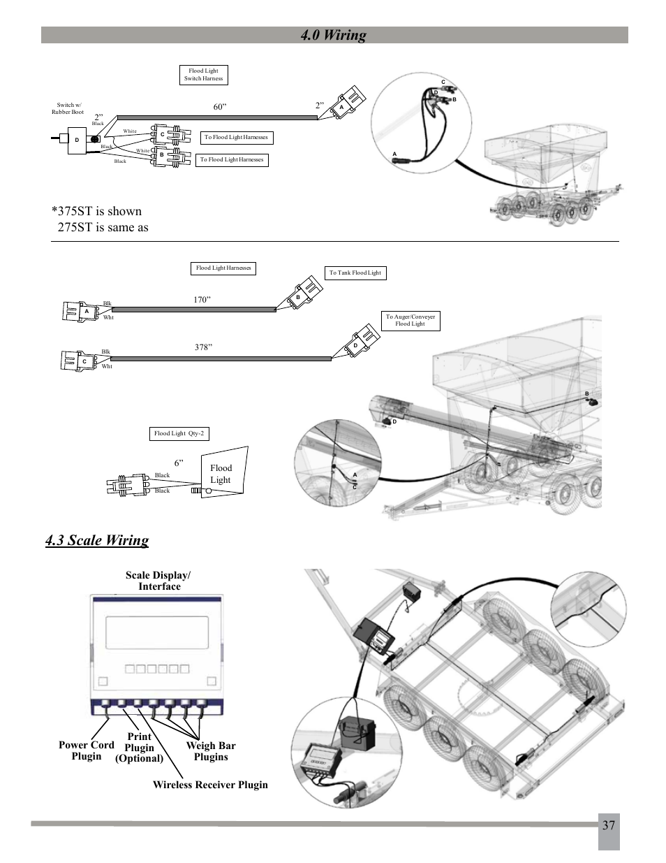 0 wiring, 3 scale wiring | J&M 275ST User Manual | Page 40 / 62