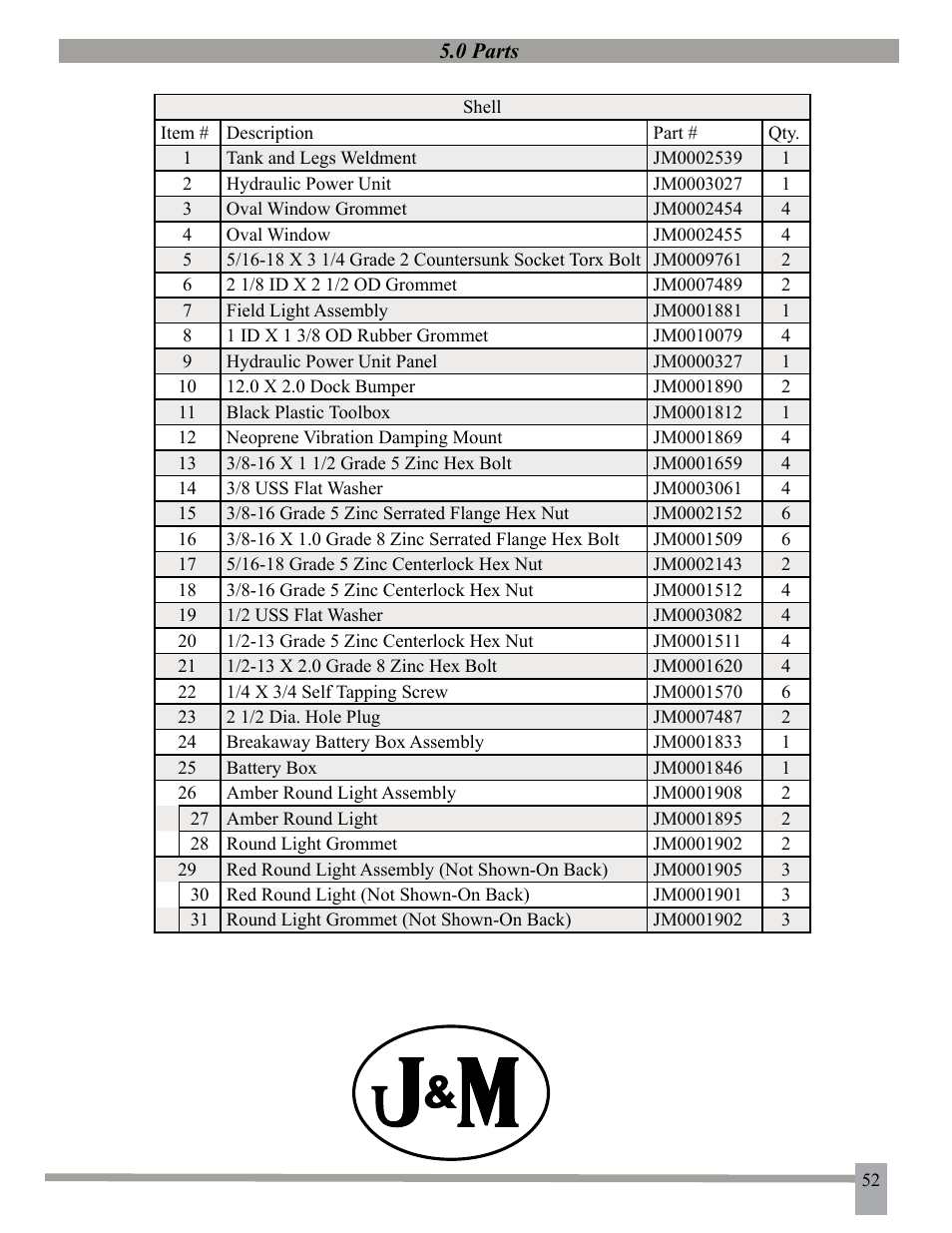 J&M 275ST User Manual | Page 55 / 62