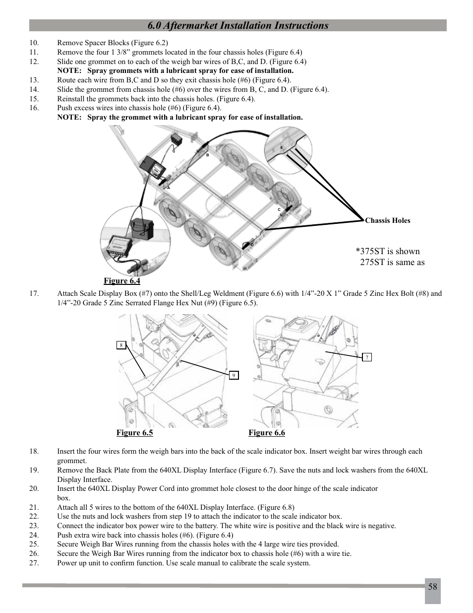 0 aftermarket installation instructions | J&M 275ST User Manual | Page 61 / 62