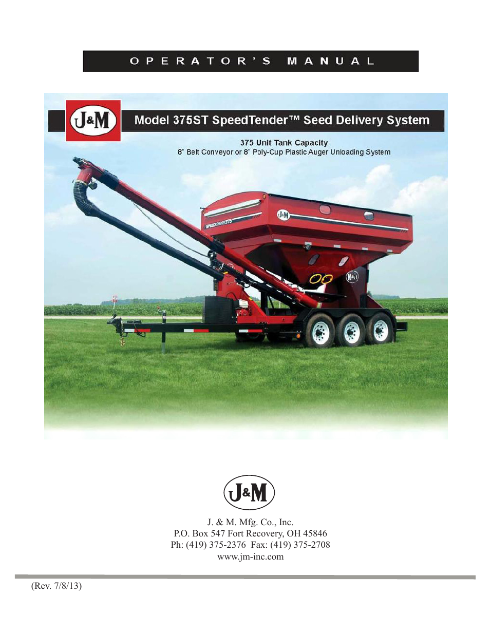 J&M 375ST User Manual | 62 pages