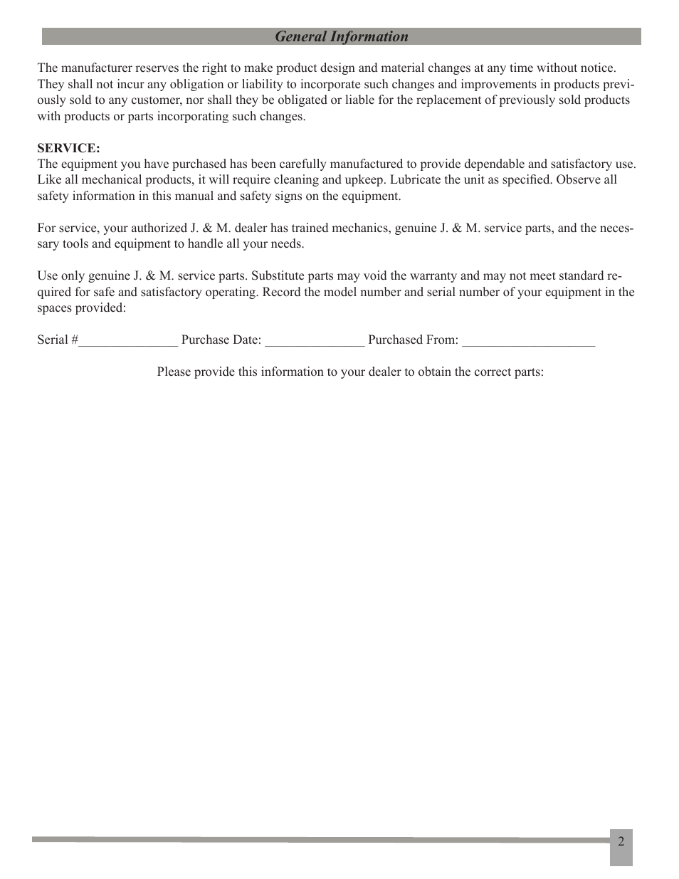 J&M 375ST User Manual | Page 5 / 62