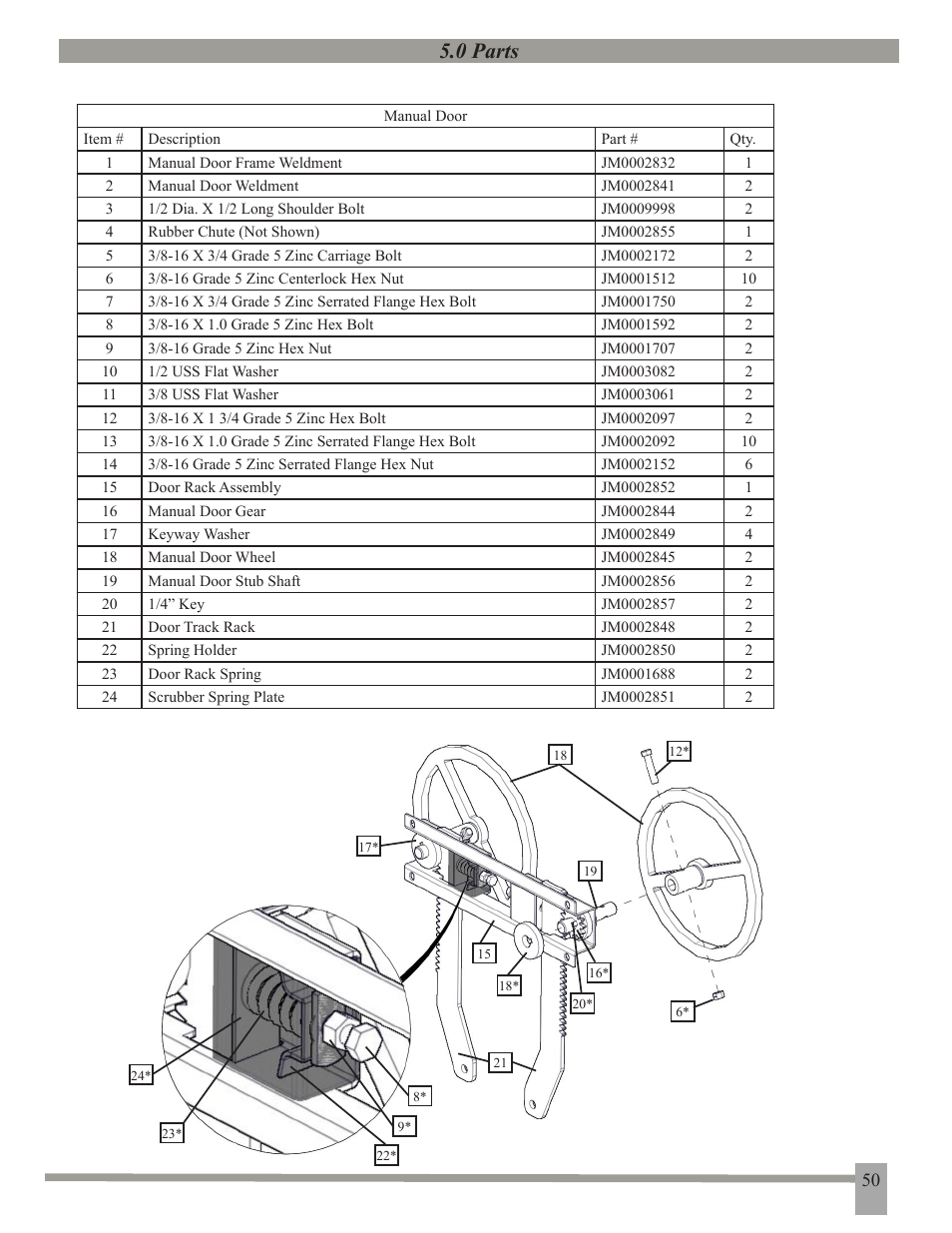 0 parts | J&M 375ST User Manual | Page 53 / 62