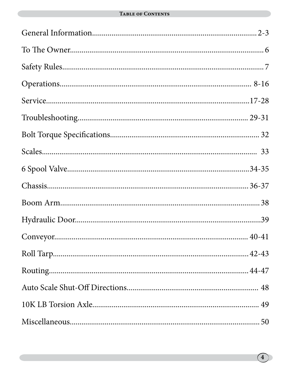 J&M 500ST User Manual | Page 4 / 51